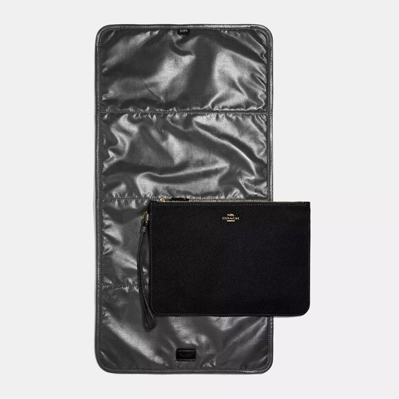 NWT Coach 99290 Nylon & Polished Pebble Leather Baby Backpack in Black *SEALED* - Picture 11 of 12